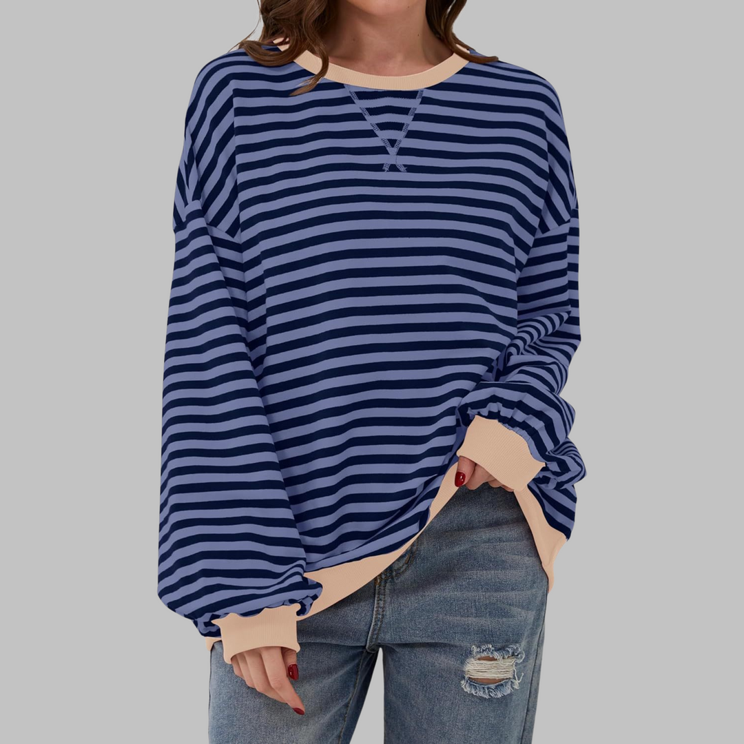 EMMA - Soft Striped Everyday Sleeve shirt