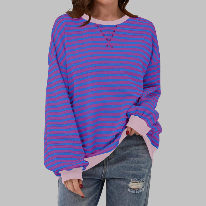 EMMA - Soft Striped Everyday Sleeve shirt