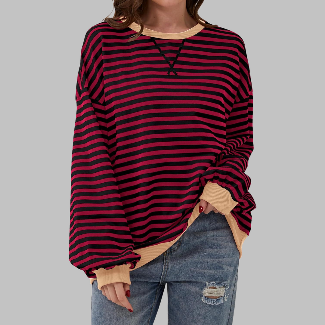 EMMA - Soft Striped Everyday Sleeve shirt