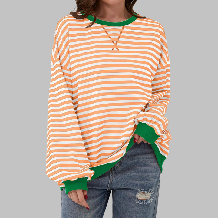 EMMA - Soft Striped Everyday Sleeve shirt
