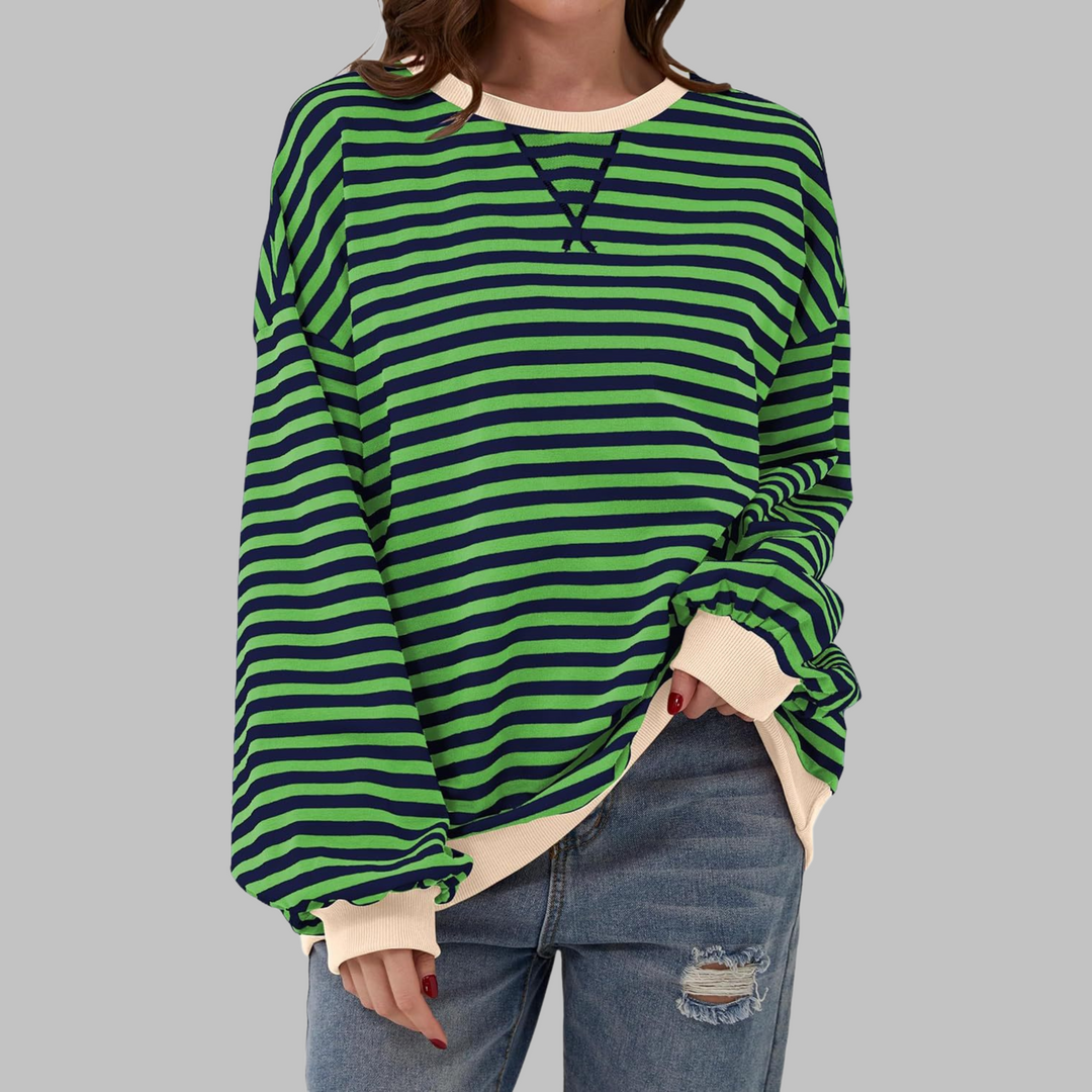 EMMA - Soft Striped Everyday Sleeve shirt