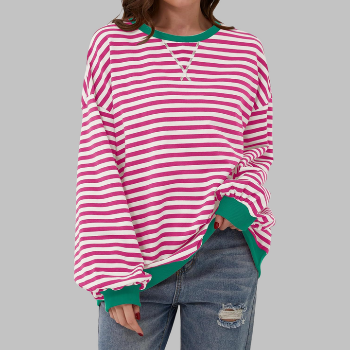 EMMA - Soft Striped Everyday Sleeve shirt