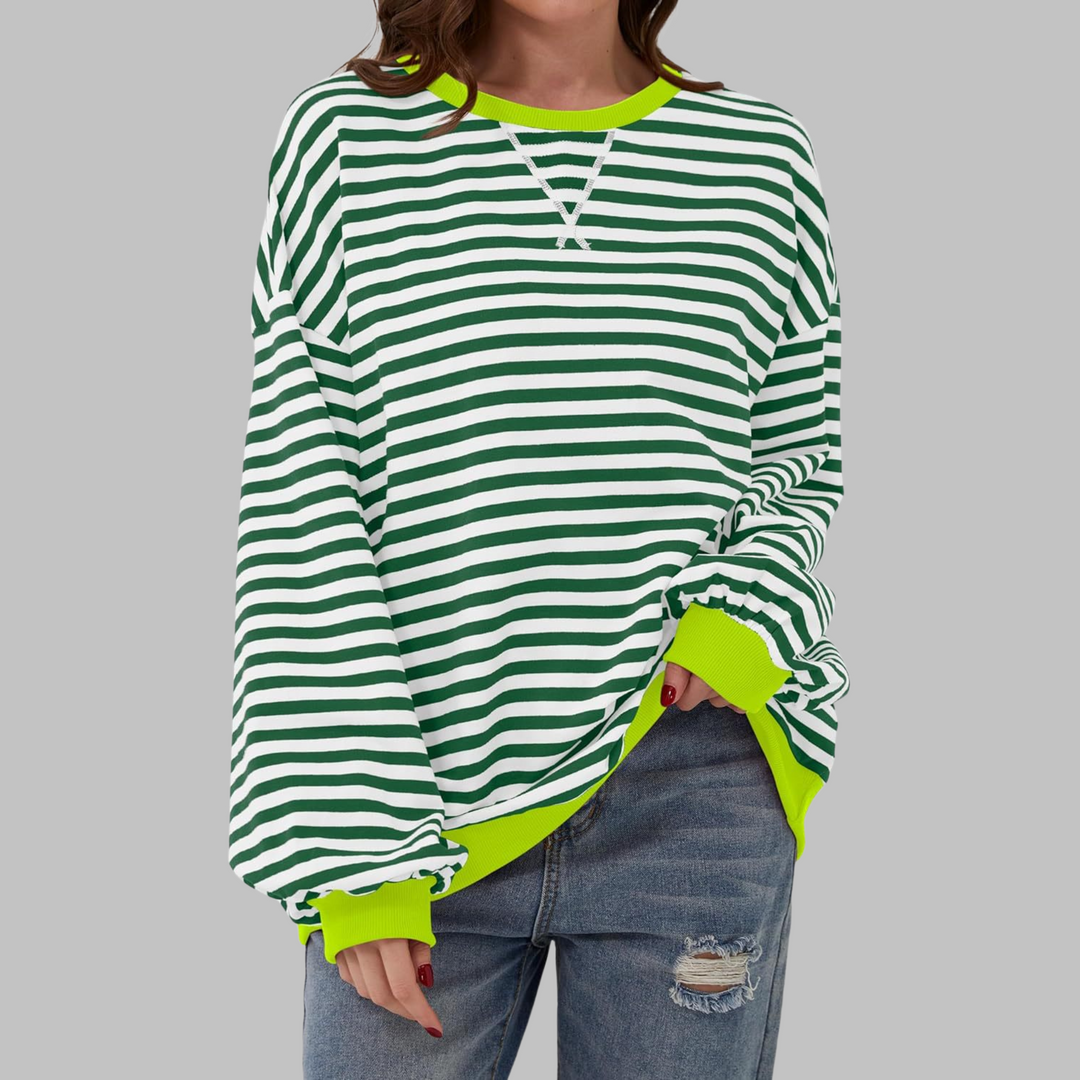 EMMA - Soft Striped Everyday Sleeve shirt
