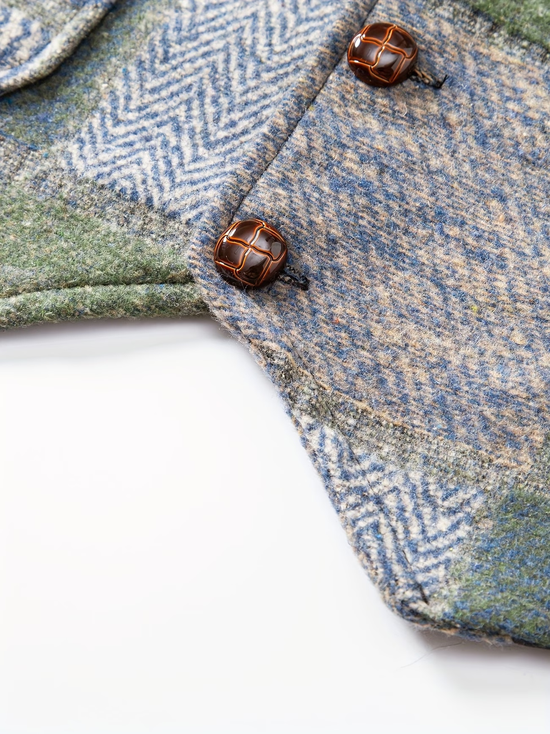 The Harrison | Patchwork Tweed Waistcoat