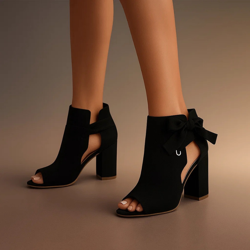 Bianca | Elegant Bow Heel Sandals