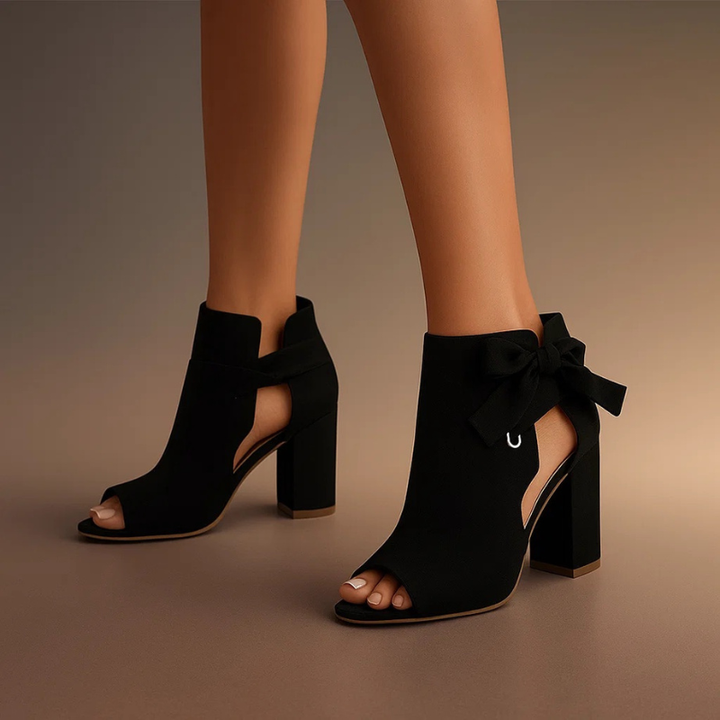 Bianca | Elegant Bow Heel Sandals