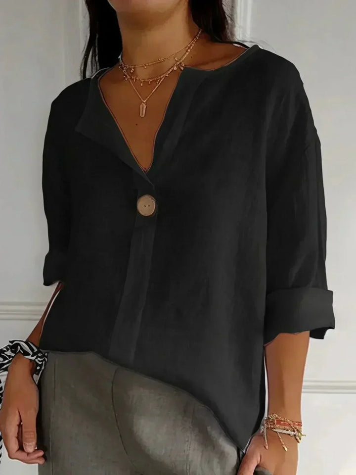 Chloe | Relaxed V-Neck Top