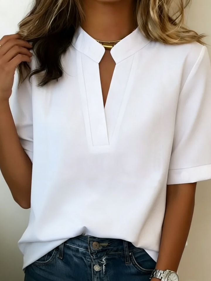 Frances™ | Sophisticated Blouse with Chic Collar