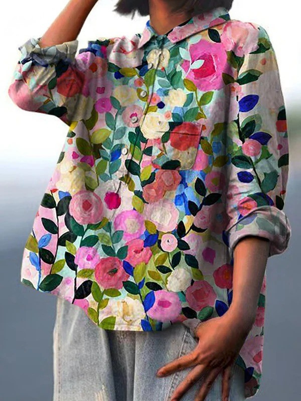 Leah - Relaxed Spring Blouse