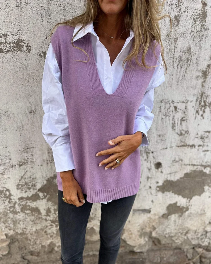 Nachell | Knit Sweater Vest