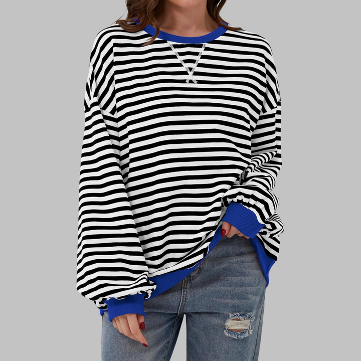 EMMA - Soft Striped Everyday Sleeve shirt