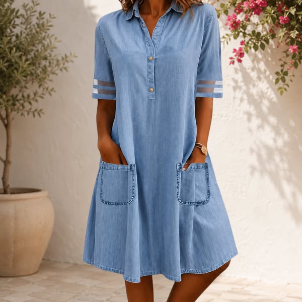 Serena | Denim Shirt Dress
