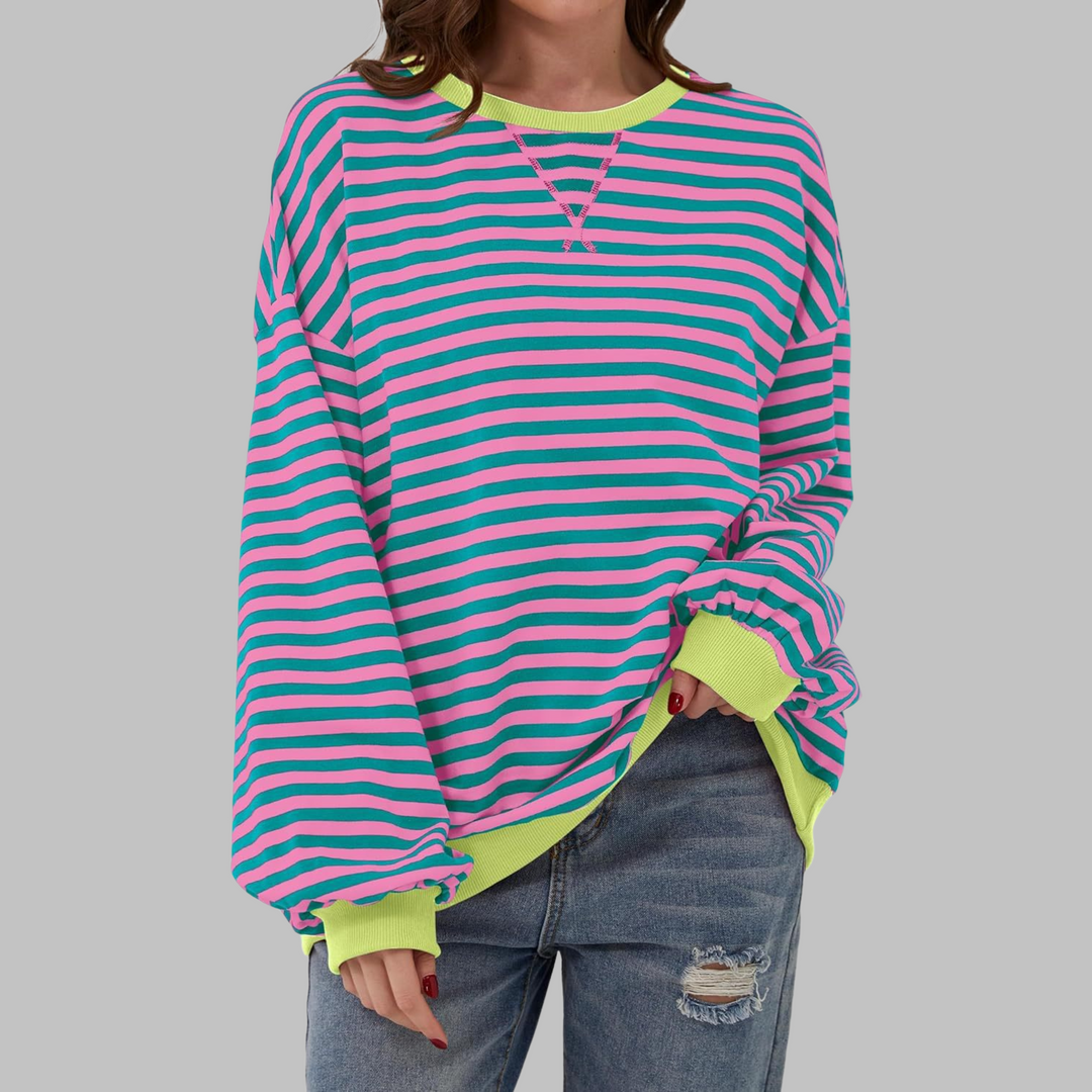 EMMA - Soft Striped Everyday Sleeve shirt