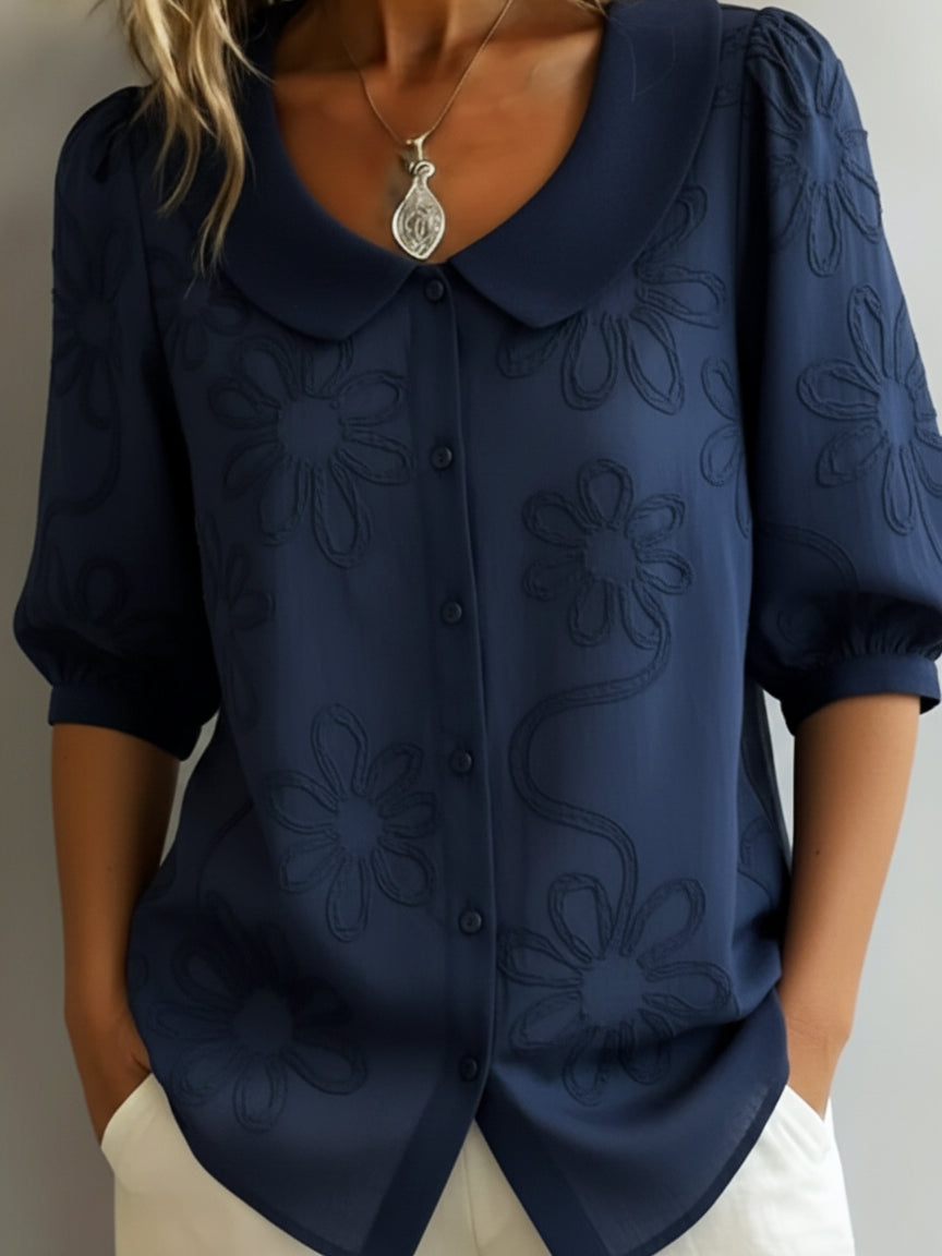 Rosalie | Embroidered Bloom Blouse