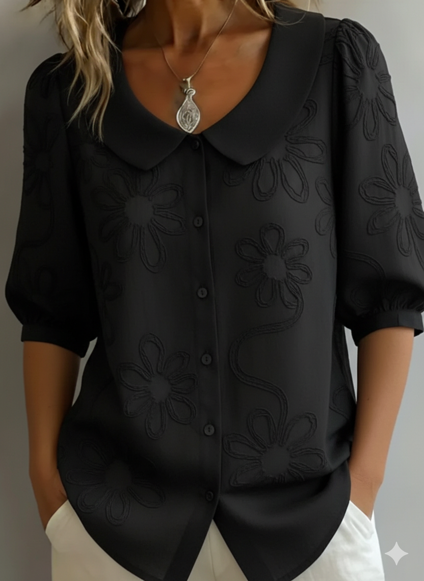 Rosalie | Embroidered Bloom Blouse