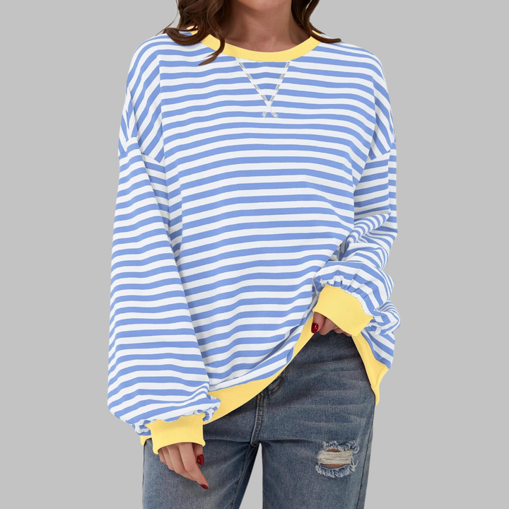 EMMA - Soft Striped Everyday Sleeve shirt