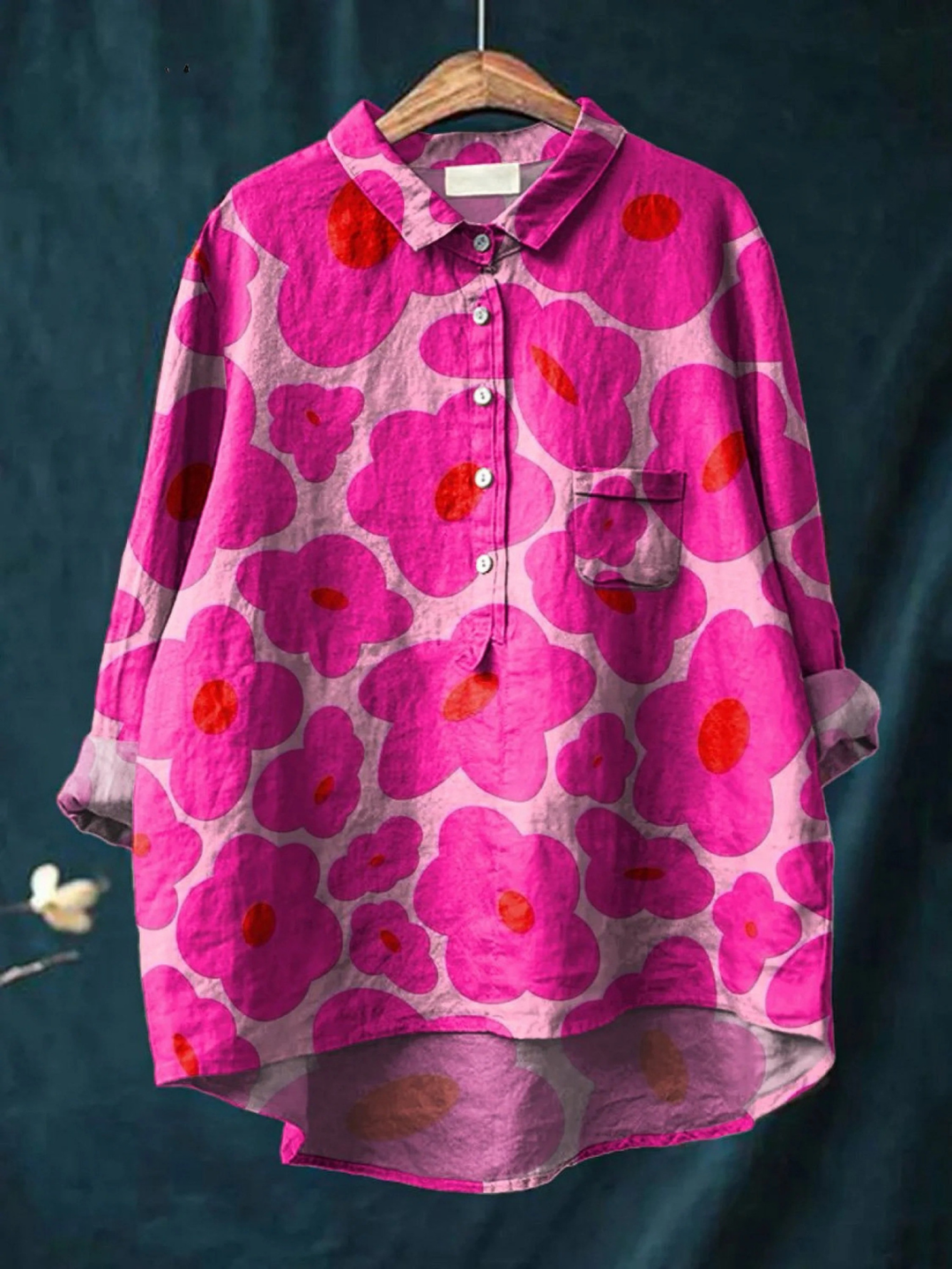 Mia - Relaxed Floral Print Top