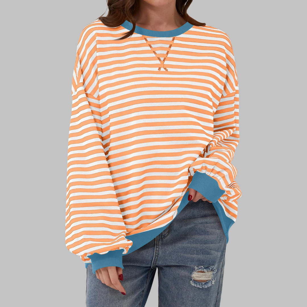 EMMA - Soft Striped Everyday Sleeve shirt