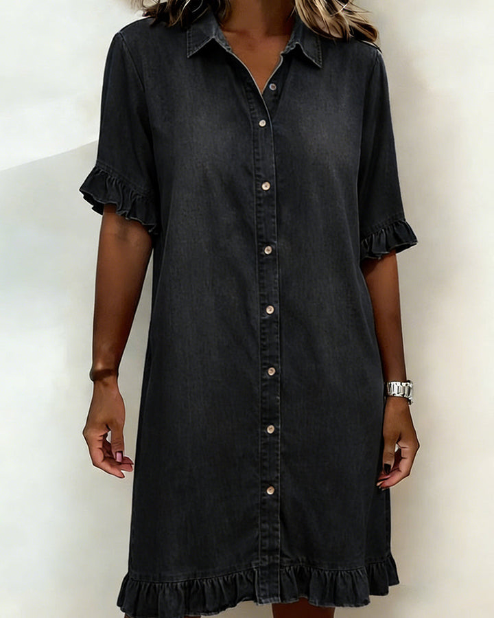 P&C Newcastle | Comfortable Denim Dress with Flattering Ruching