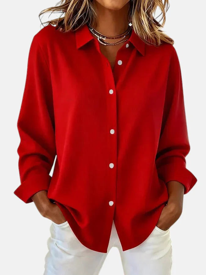 Melanie™ | Chic Button-Up Blouse