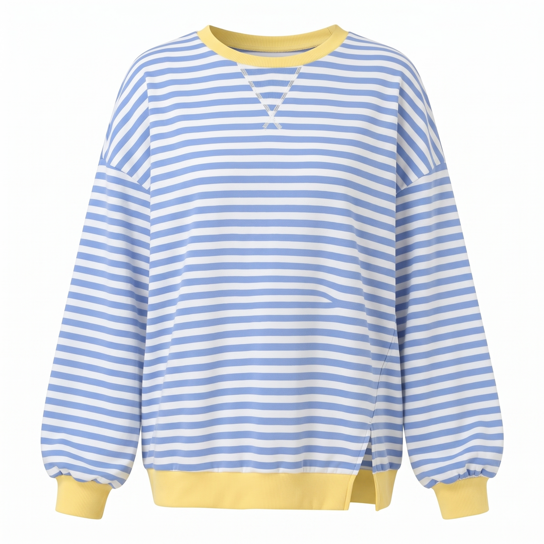 EMMA - Soft Striped Everyday Sleeve shirt