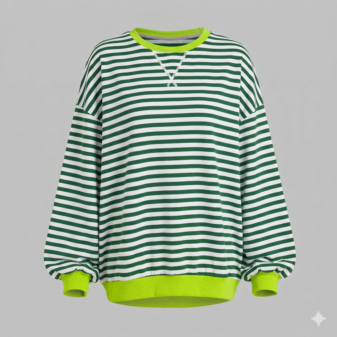 EMMA - Soft Striped Everyday Sleeve shirt