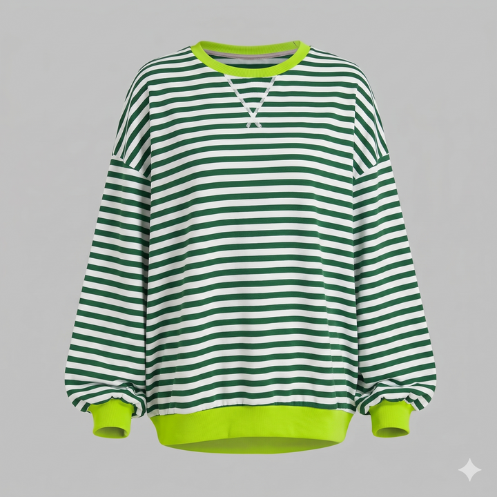 EMMA - Soft Striped Everyday Sleeve shirt