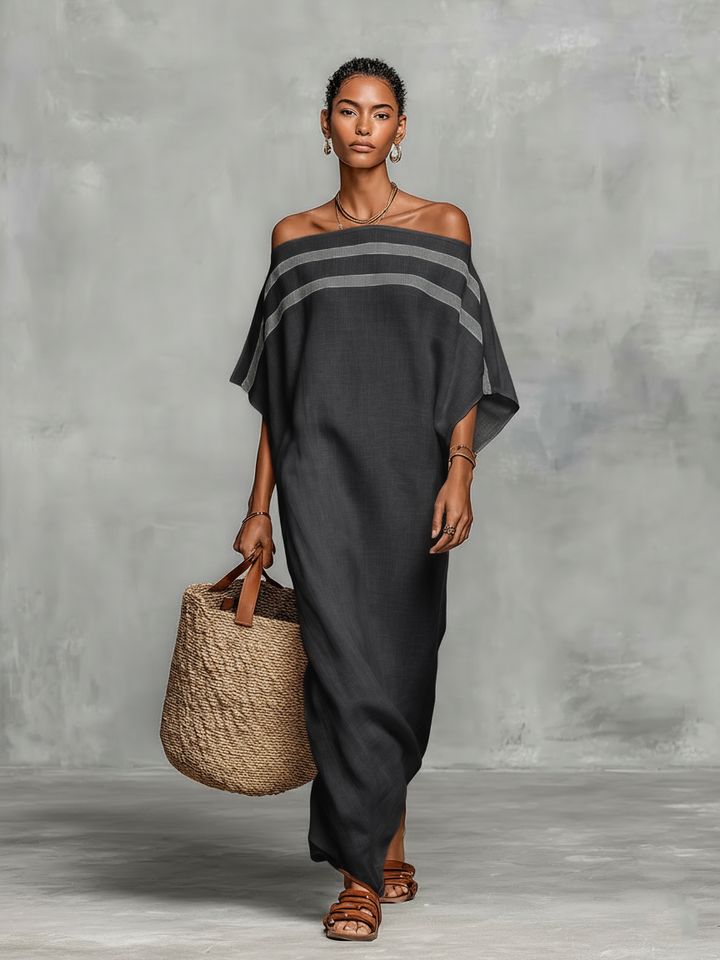 Simple Linen Maxi Dress