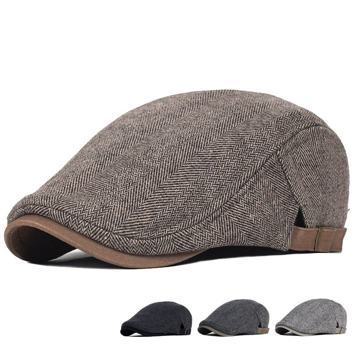 Bloom™ | Contemporary Herringbone Pattern Cap for Men