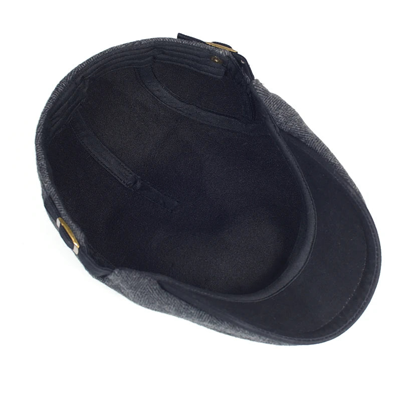 Bloom™ | Contemporary Herringbone Pattern Cap for Men