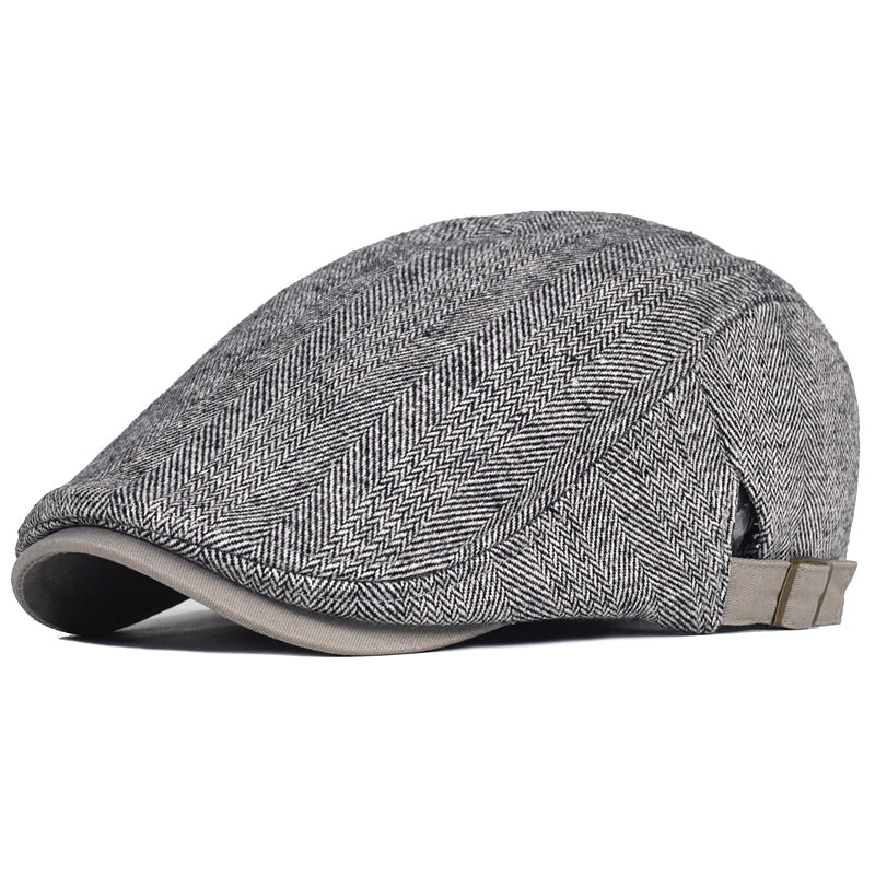 Bloom™ | Contemporary Herringbone Pattern Cap for Men