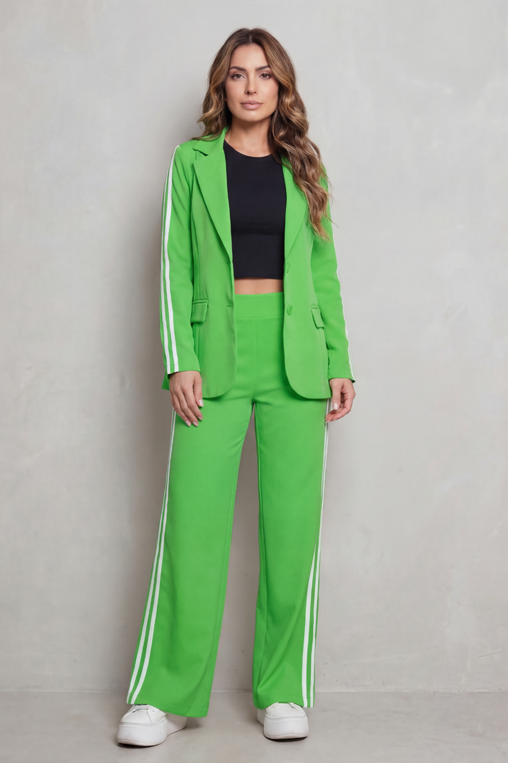 Isabella | Stripe Detail Sporty Elegance Set