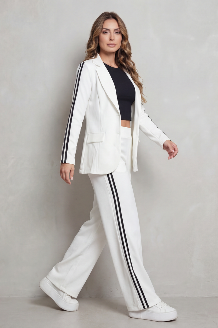 Isabella | Stripe Detail Sporty Elegance Set