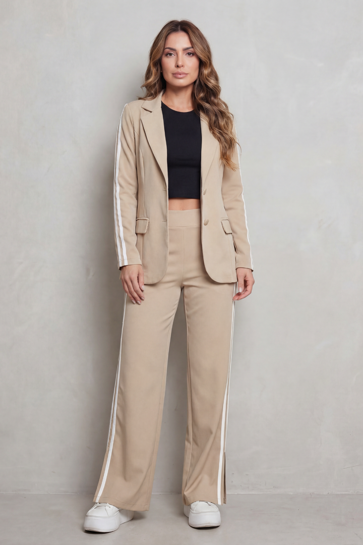 Isabella | Stripe Detail Sporty Elegance Set
