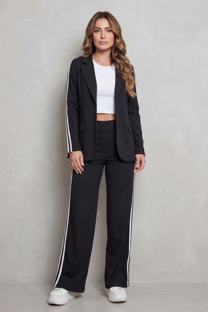 Isabella | Stripe Detail Sporty Elegance Set