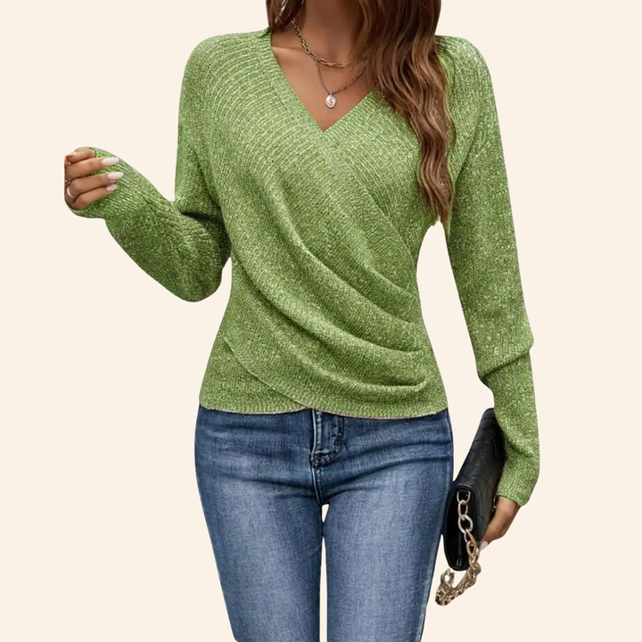 The "Isabella" Effortless Wrap Top