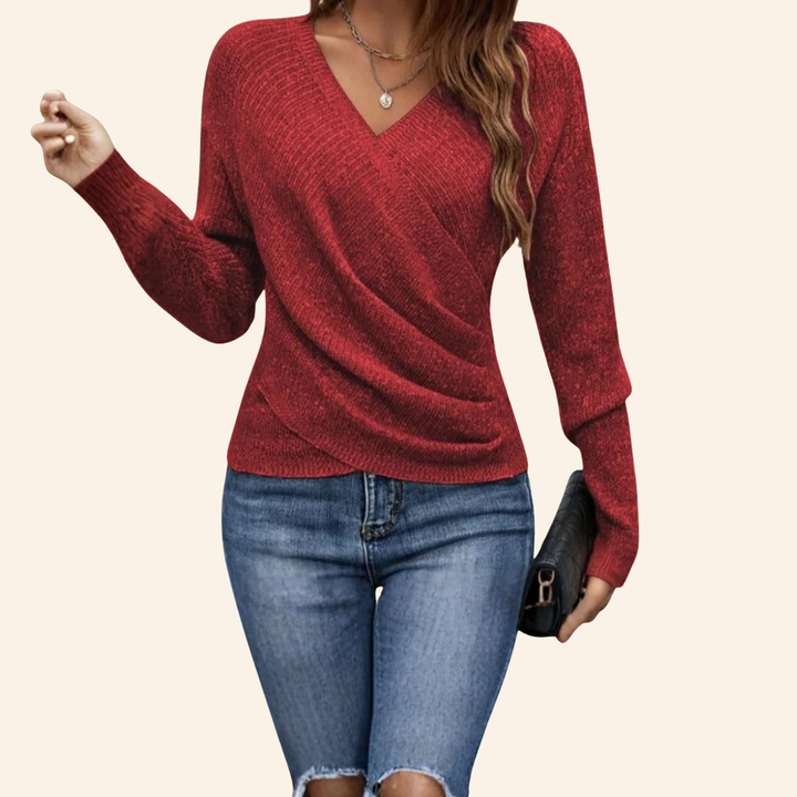 The "Isabella" Effortless Wrap Top