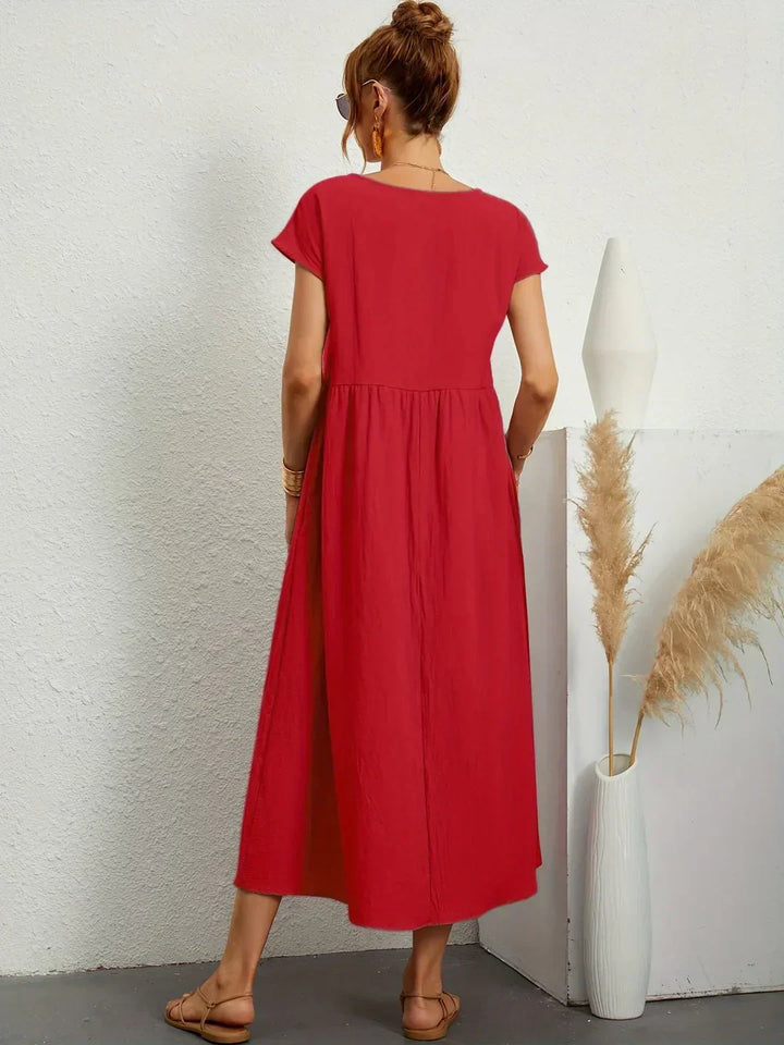 Grace™ | Timeless Elegance Fluid Midi Dress