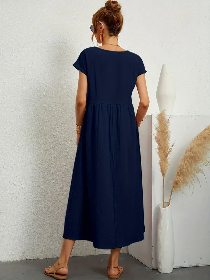 Grace™ | Timeless Elegance Fluid Midi Dress