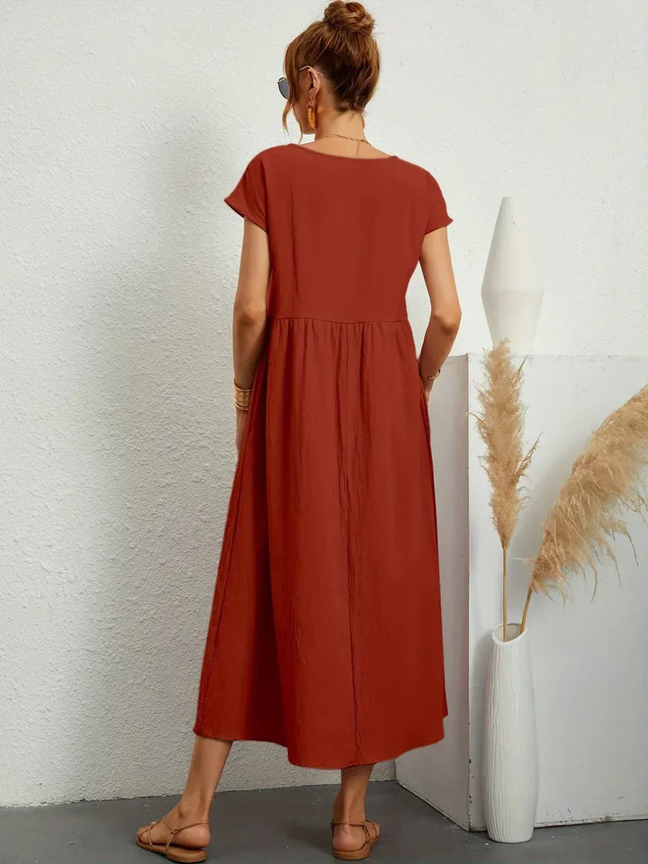 Grace™ | Timeless Elegance Fluid Midi Dress