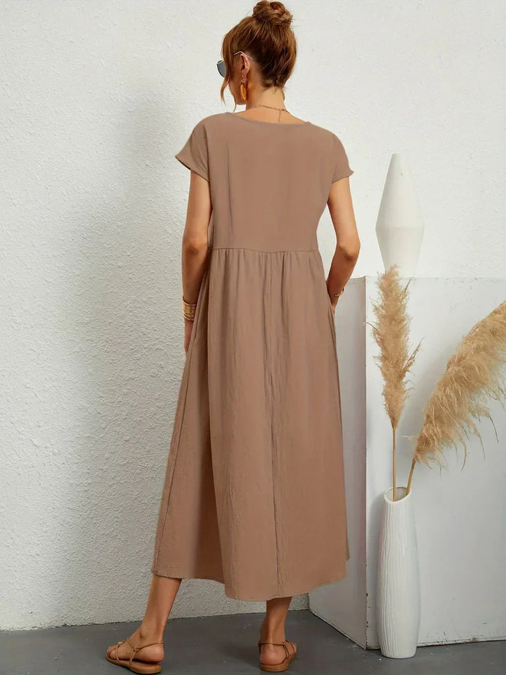 Grace™ | Timeless Elegance Fluid Midi Dress