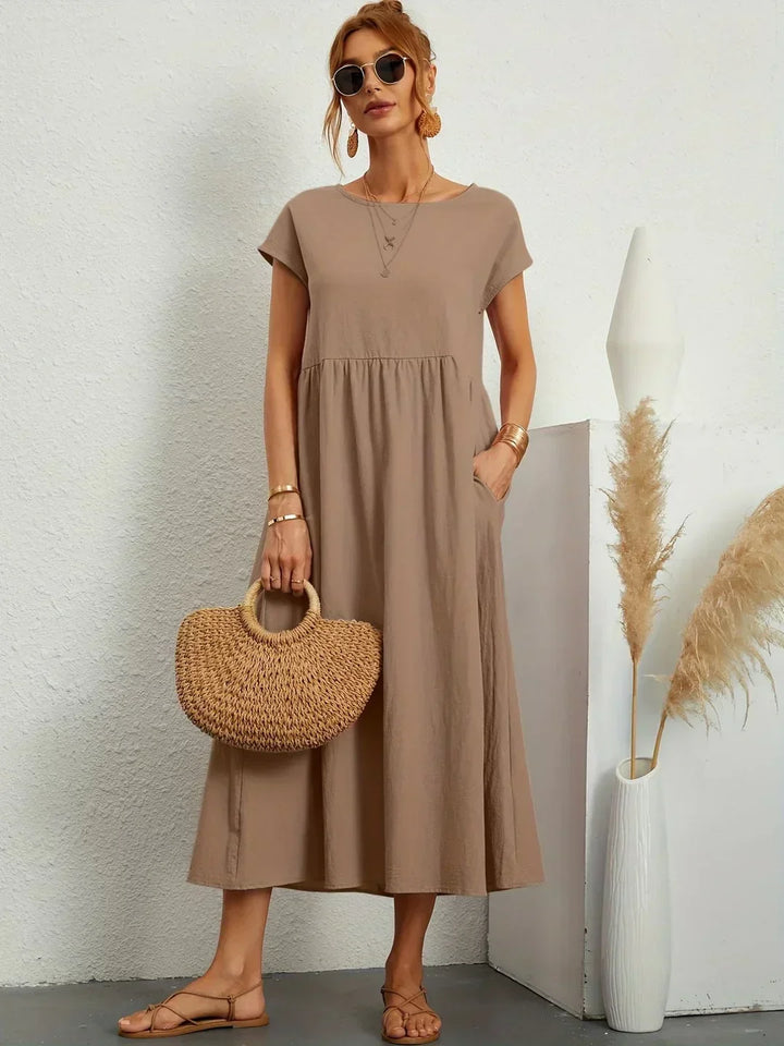 Grace™ | Timeless Elegance Fluid Midi Dress
