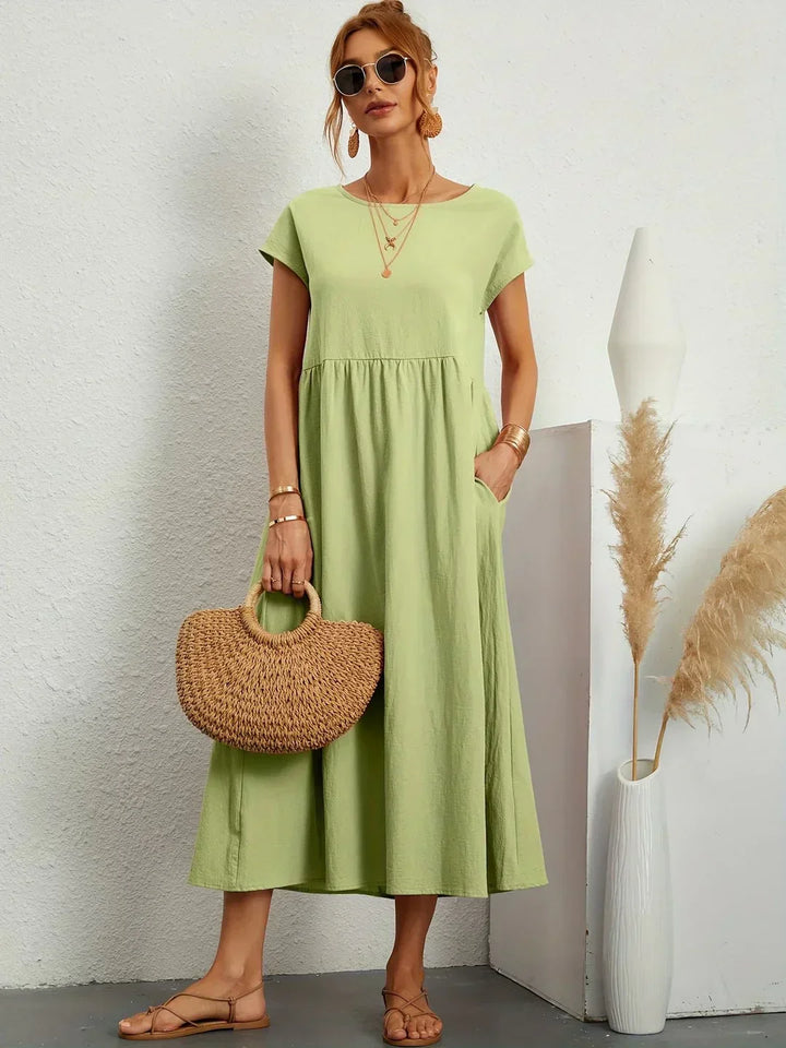 Grace™ | Timeless Elegance Fluid Midi Dress