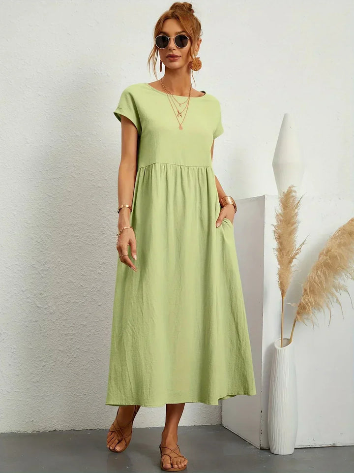Grace™ | Timeless Elegance Fluid Midi Dress
