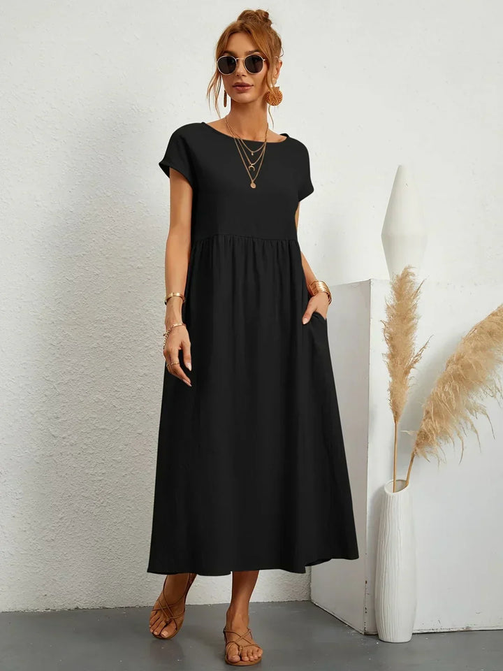 Grace™ | Timeless Elegance Fluid Midi Dress