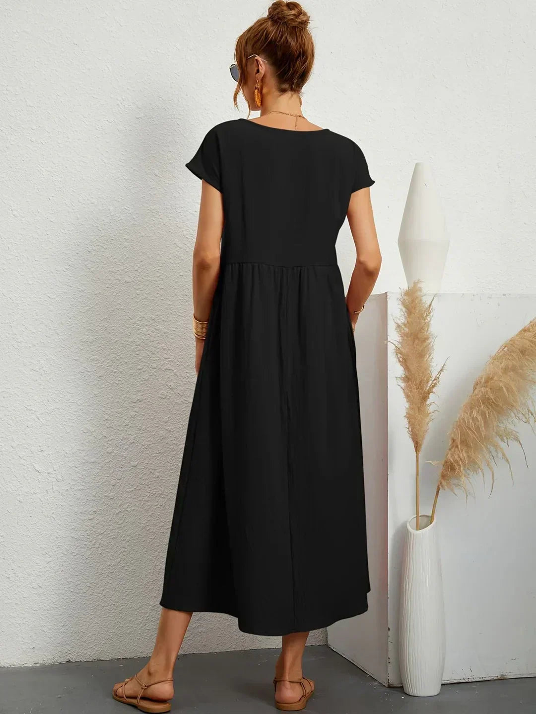 Grace™ | Timeless Elegance Fluid Midi Dress