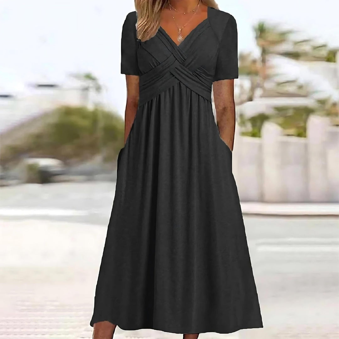 Charlotte | ELEGANT A-LINE MIDI DRESS