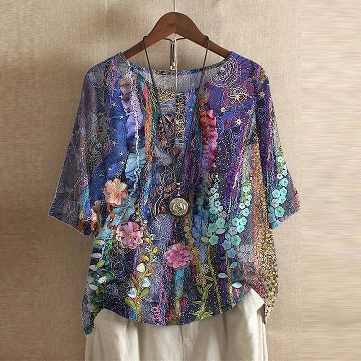 Dakota™ | Vintage-Inspired Printed Blouse