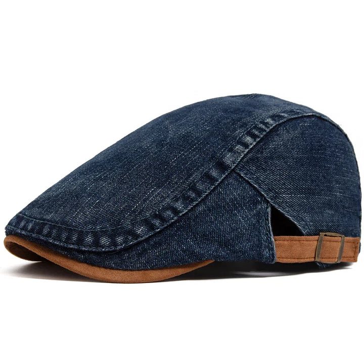 Bloom™ | Classic Denim Flat Cap – Effortless Style & All-Day Comfort