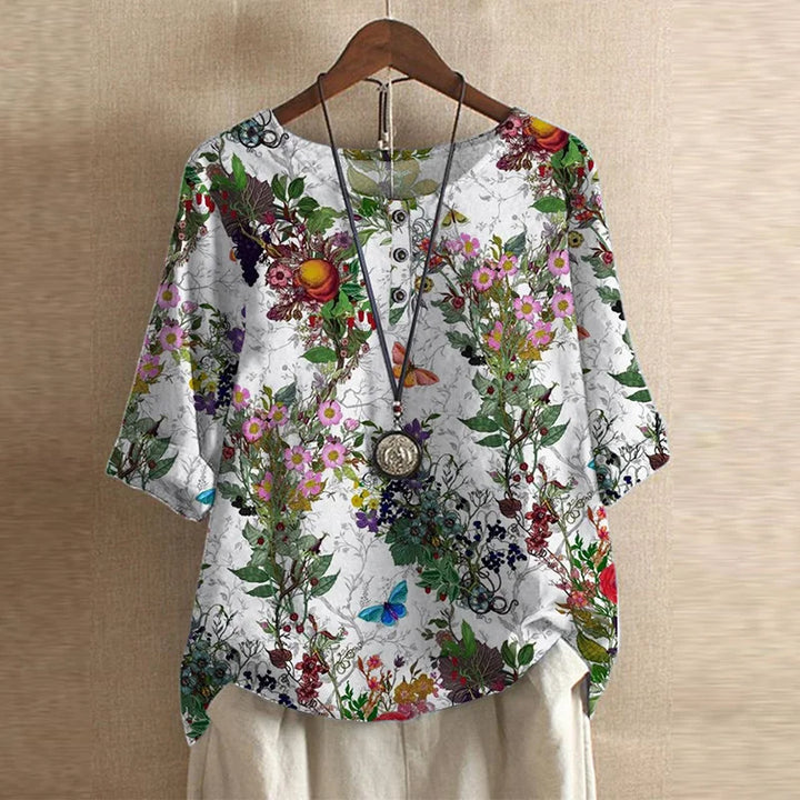 Dakota™ | Vintage-Inspired Printed Blouse